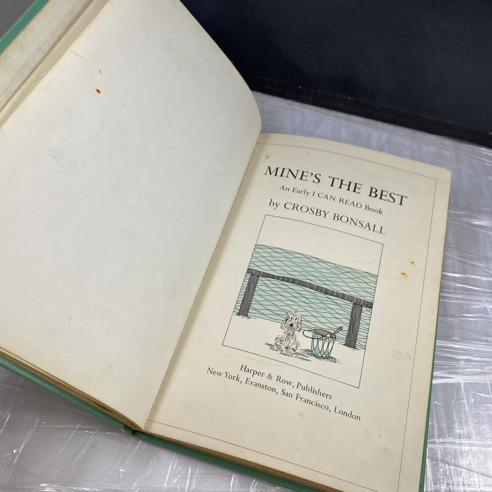 VINTAGE MINE'S THE BEST Crosby Bonsall Vintage 70s Ex Library REBOUND Kids Book