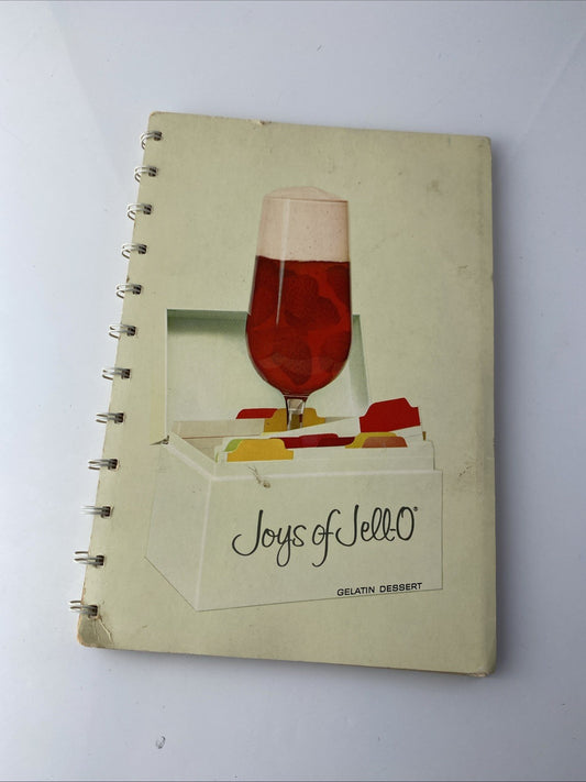 Vintage Jello Cookbook JOYS OF JELL-O 1962 VINTAGE RECIPES BOOK JELL-O GELATIN