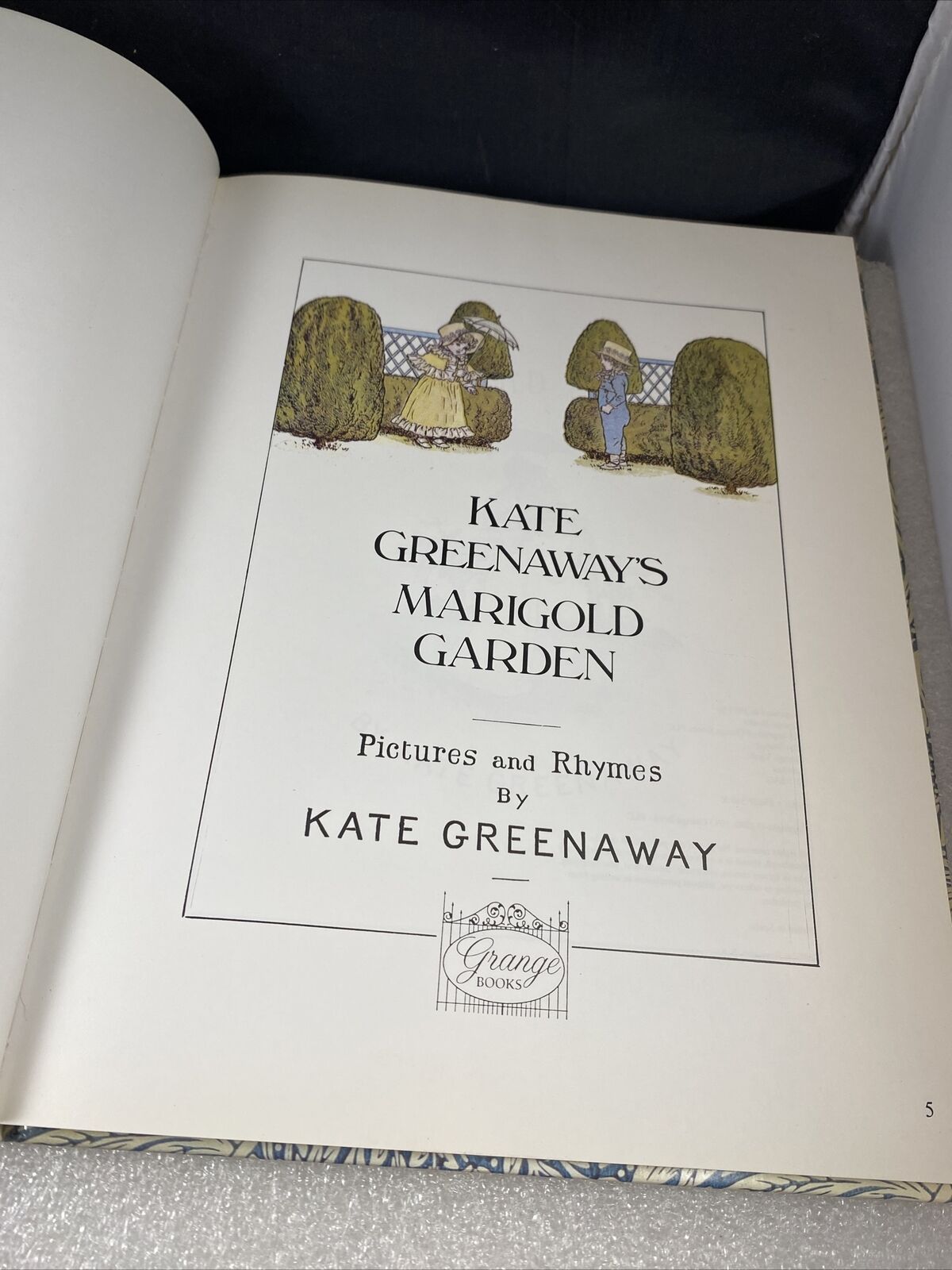 Marigold Garden by Greenaway, Kate Hardback 1993 Nursery Rhyme Poetry Illustrate