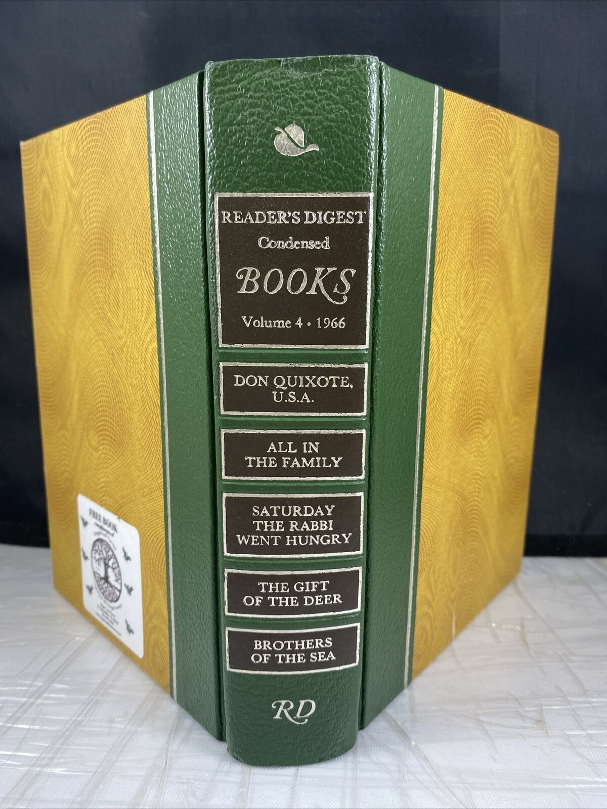 Vtg Book Reader’s Digest Condensed Books Volume 4 1966 Don Quixote, USA