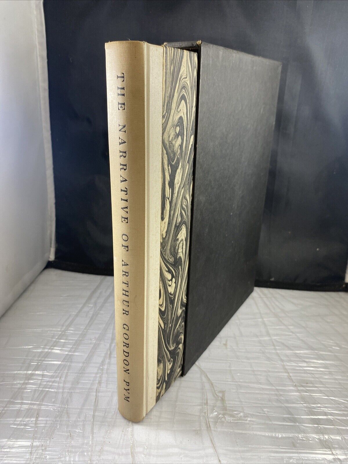 The Narrative of Arthur Gordon Pym Edgar Allan Poe Hardcover Slipcase 1930 VG