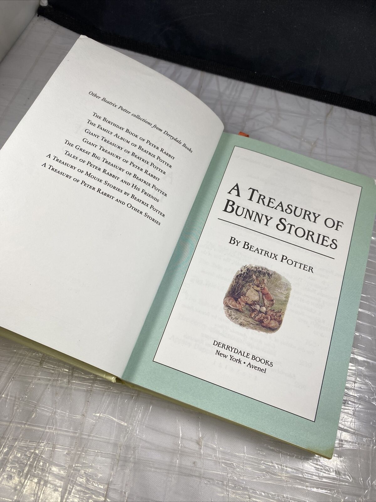 Beatrix Potter A TREASURY OF BUNNY STORIES  1st Edition Rare Unique Inscribed