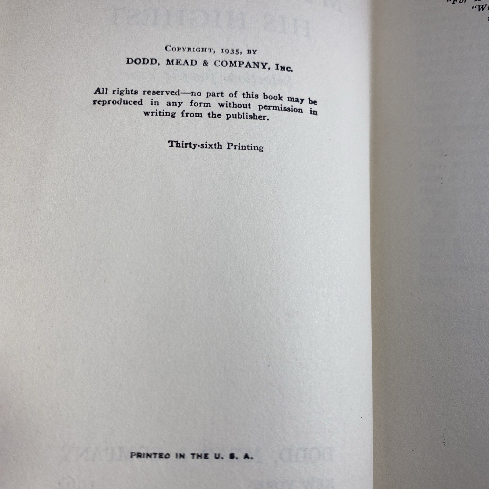 MY UTMOST FOR HIS HIGHEST Golden Book of Oswald Chambers HC 1935 36th Print