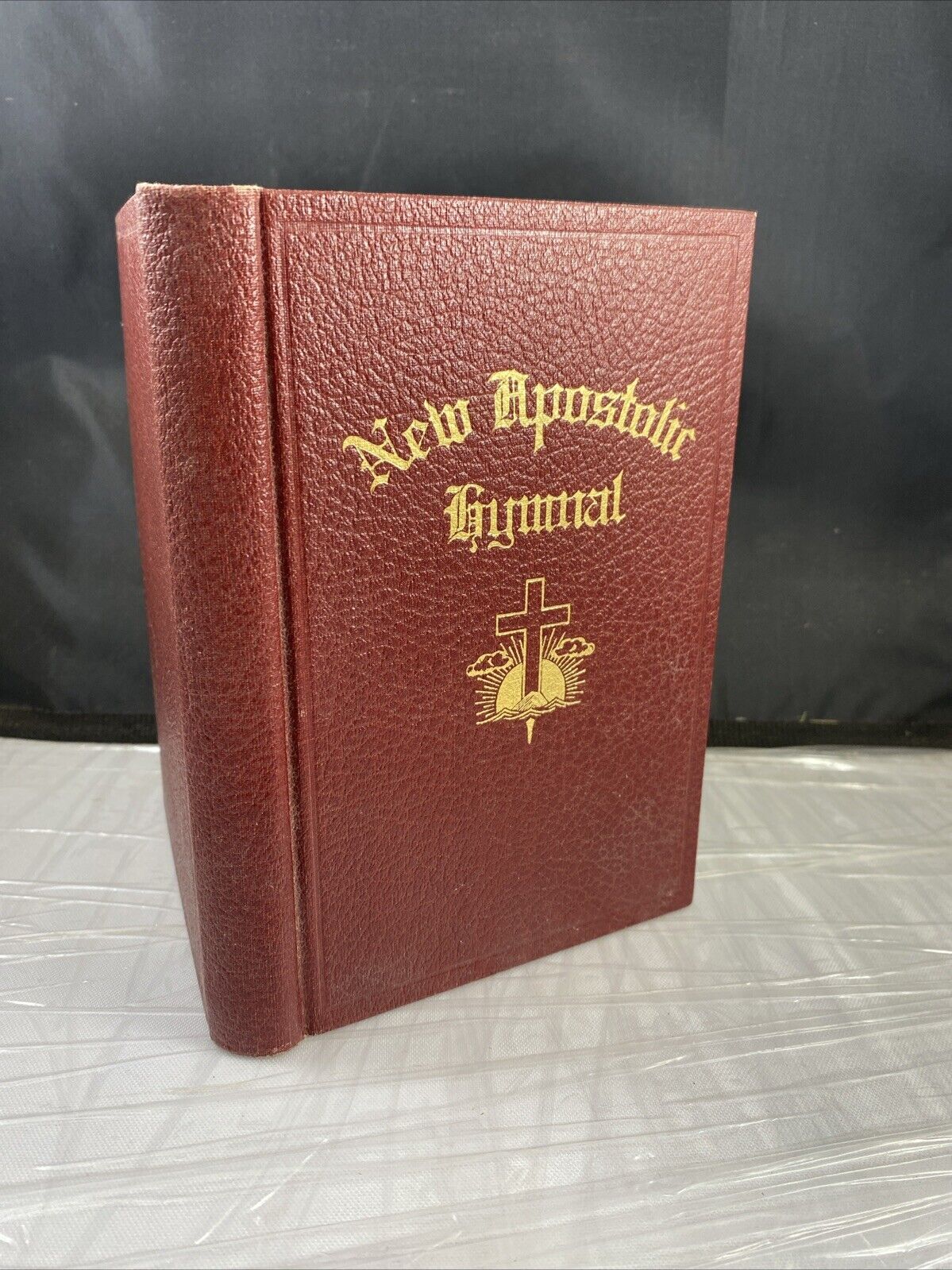 Rare Vintage 1950s Christian Hymnal ‘New Apostolic Hymnal Small Red Leather RARE