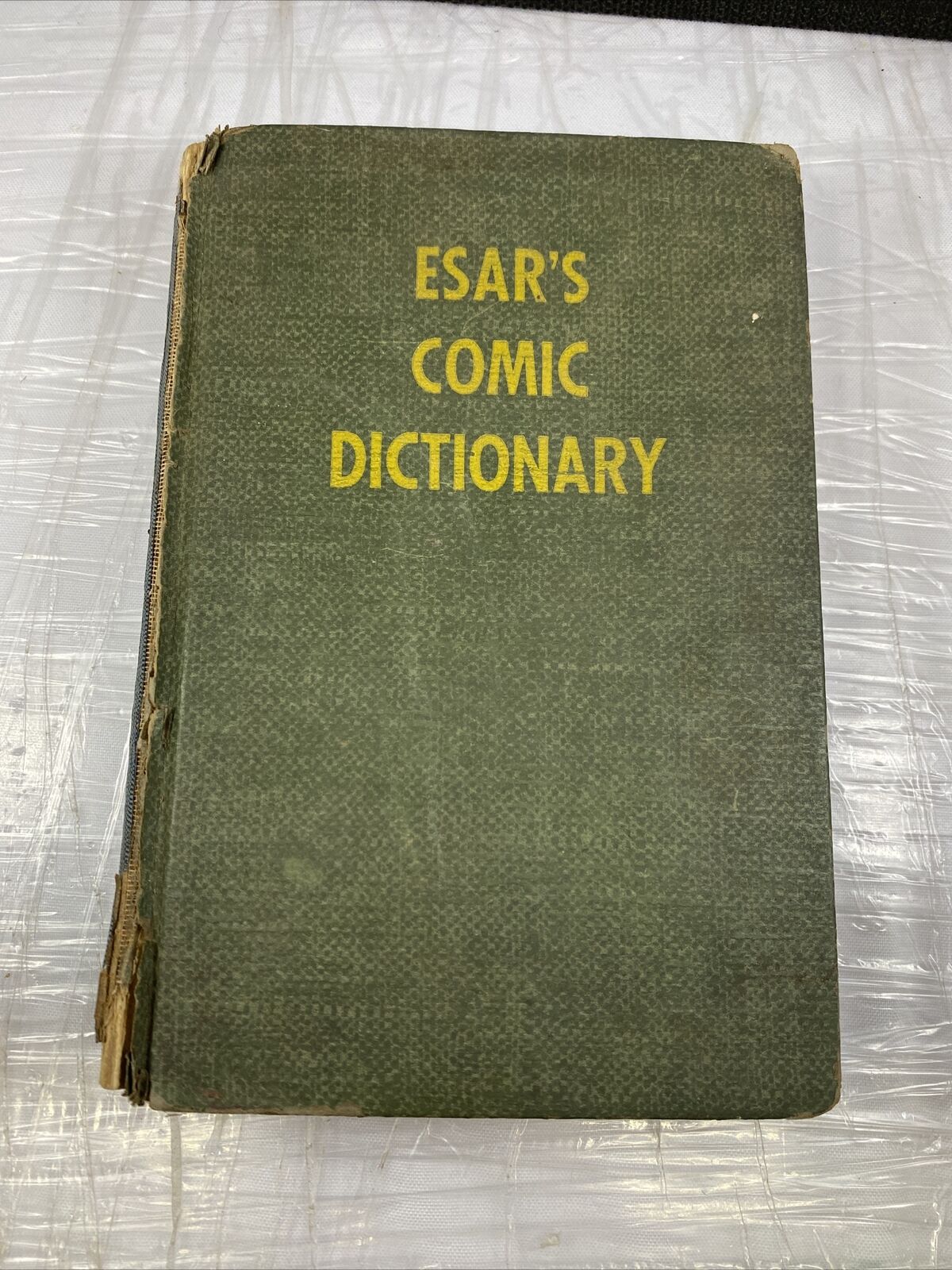 Esar's Comic Dictionary by Evan Esar 1940s First Edition Hardcover Book Rare