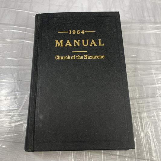 1964 Manual, Church of the Nazarene Vintage 60s Religious Christian Text