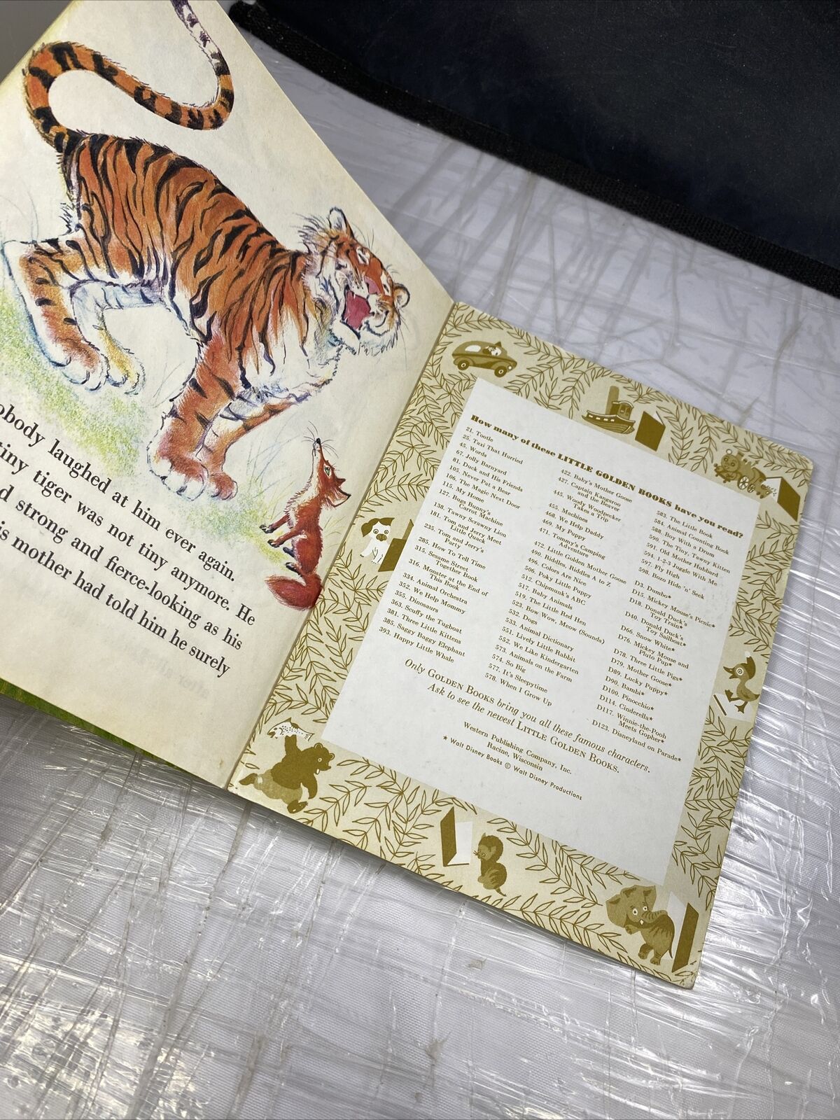 Little Golden Books The Pussycat Tiger Rare Vintage Illustrated Kids 2nd Print