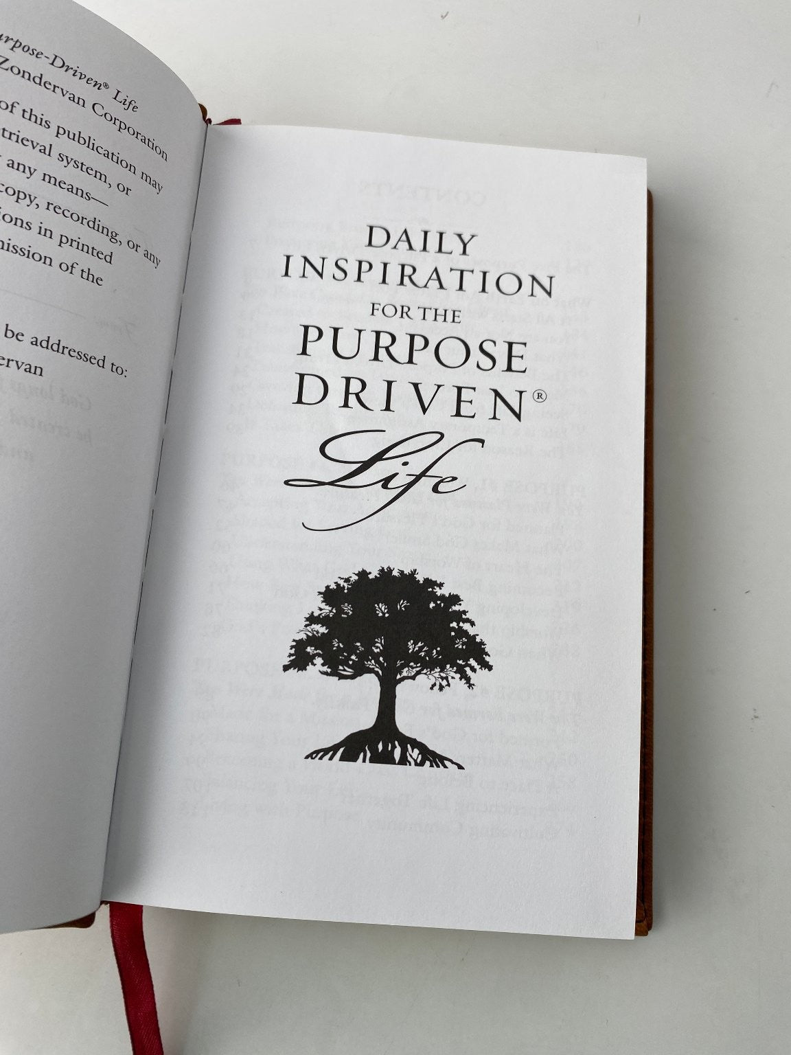 Daily Inspiration for the Purpose Driven Life 2003 Zondervan Devotional