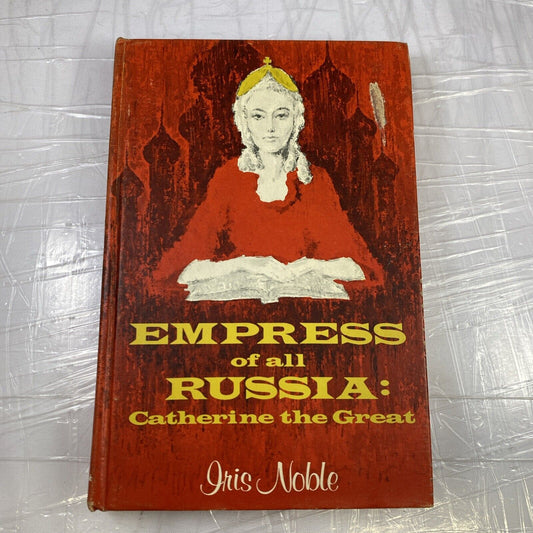 Vintage 60s Historical Fiction Guild Book Empress Of All Russia Iris Noble Red