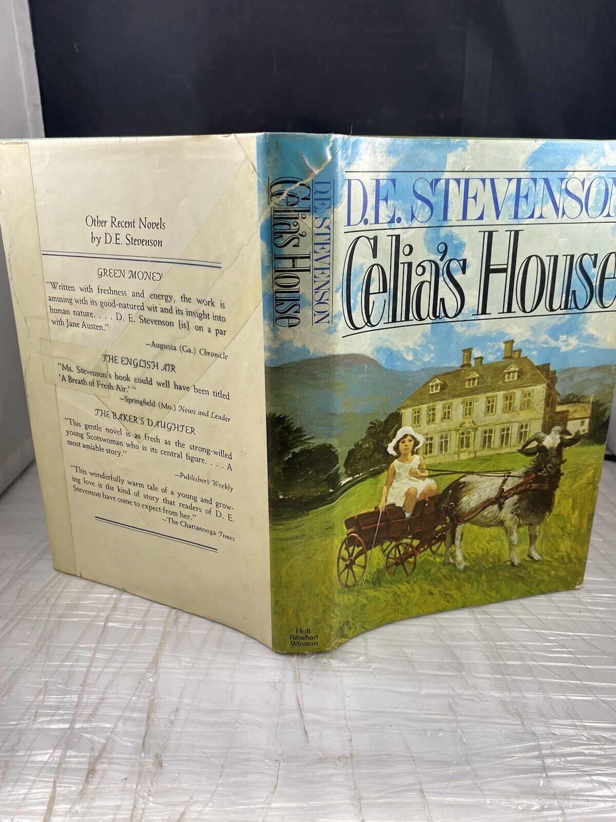 D.E. Stevenson Celia’s House ~ 1977 Vintage Hardcover Family Bookshelf Ed Novel