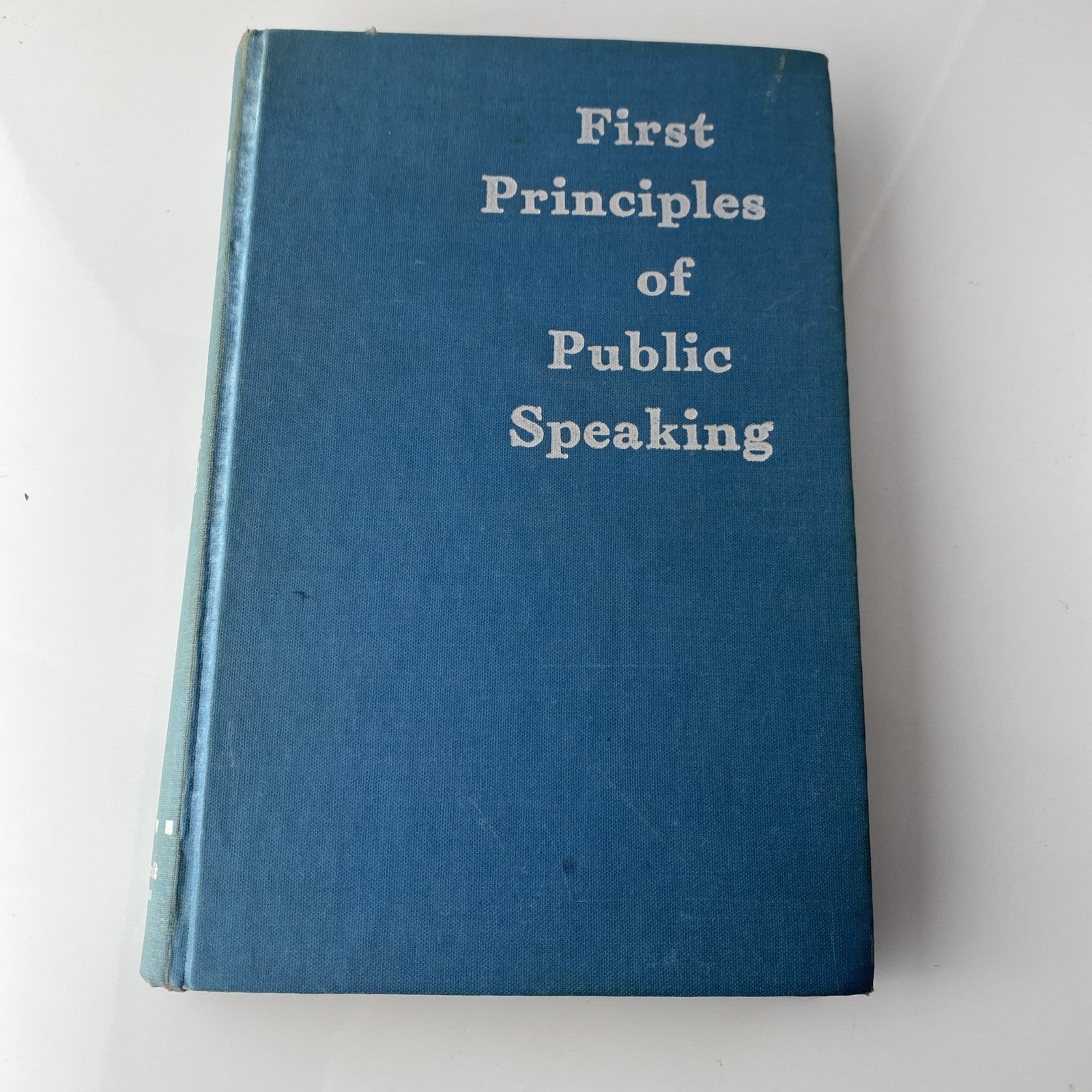1962 First Print Principles of Public Speaking Loren Reid  Vintage 60s Textbook