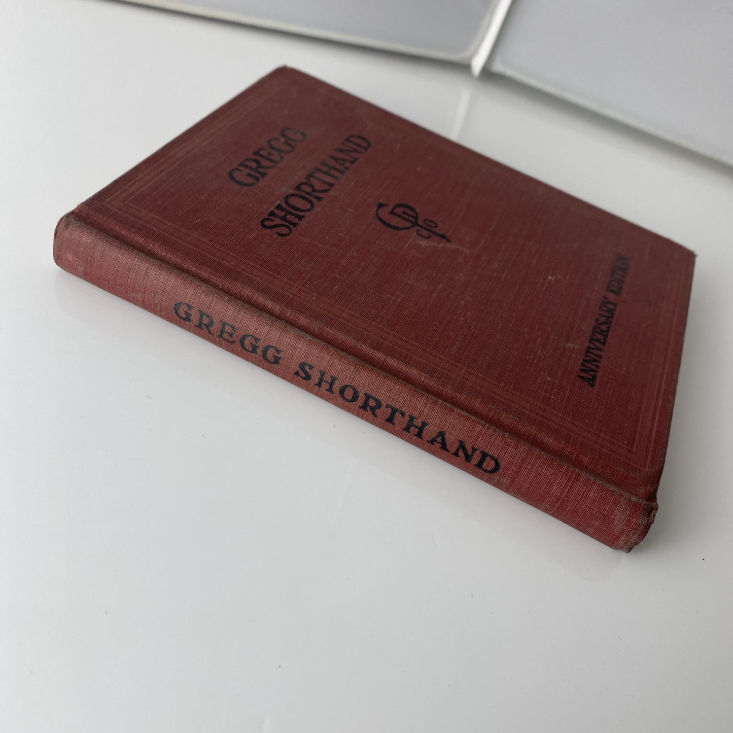 Gregg Shorthand By John Robert Gregg Anniversary Edition HC Textbook Vintage Red