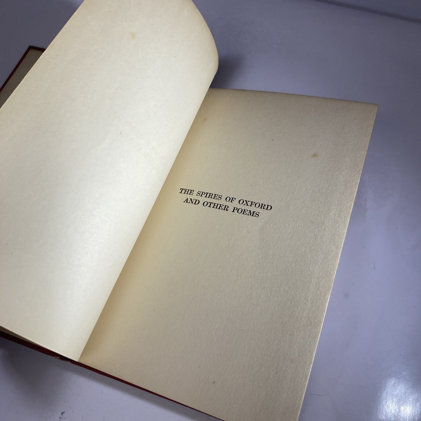 The Spires Of Oxford And Other Poems By W.M. Letts 1917 First Edition