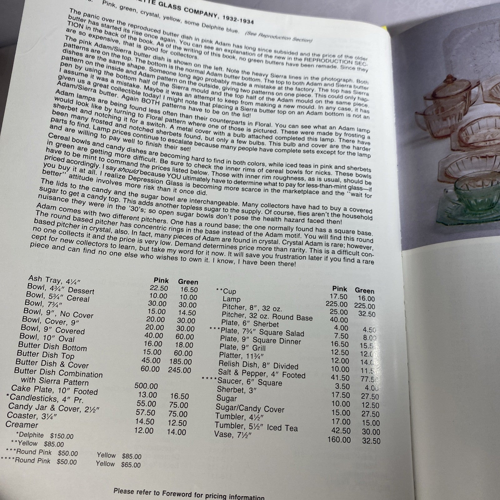 Collector's Encyclopedia of Depression Glass HC 1988 Full Color Photos Victorian
