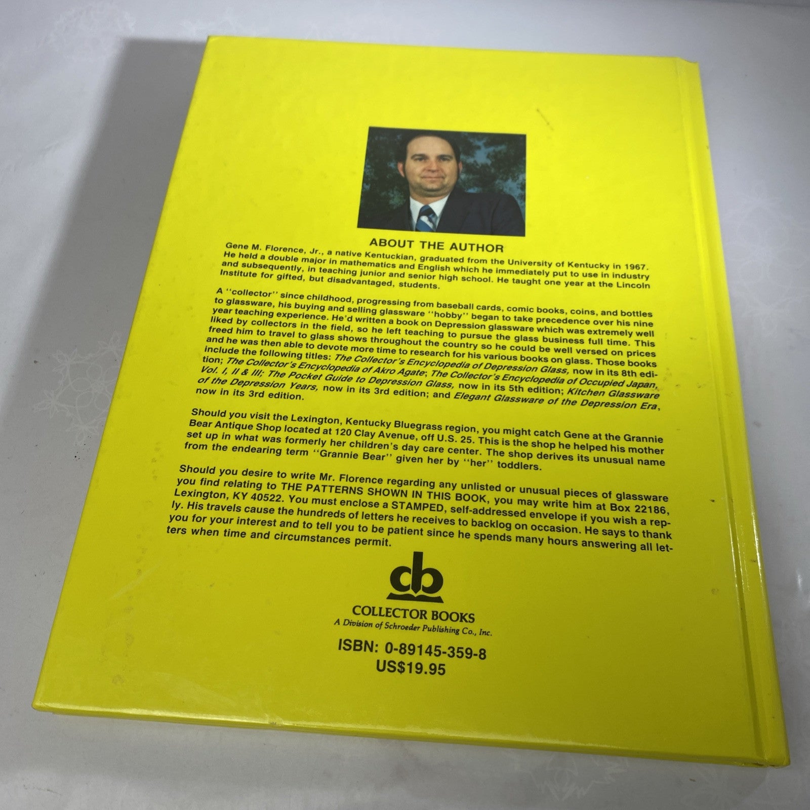Collector's Encyclopedia of Depression Glass HC 1988 Full Color Photos Victorian
