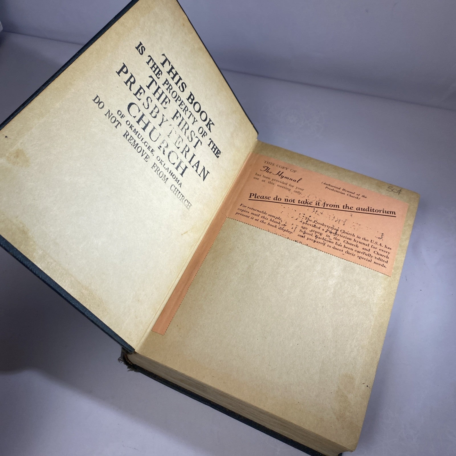 The Hymnal 1958 General Assembly of the Presbyterian Church in the United States