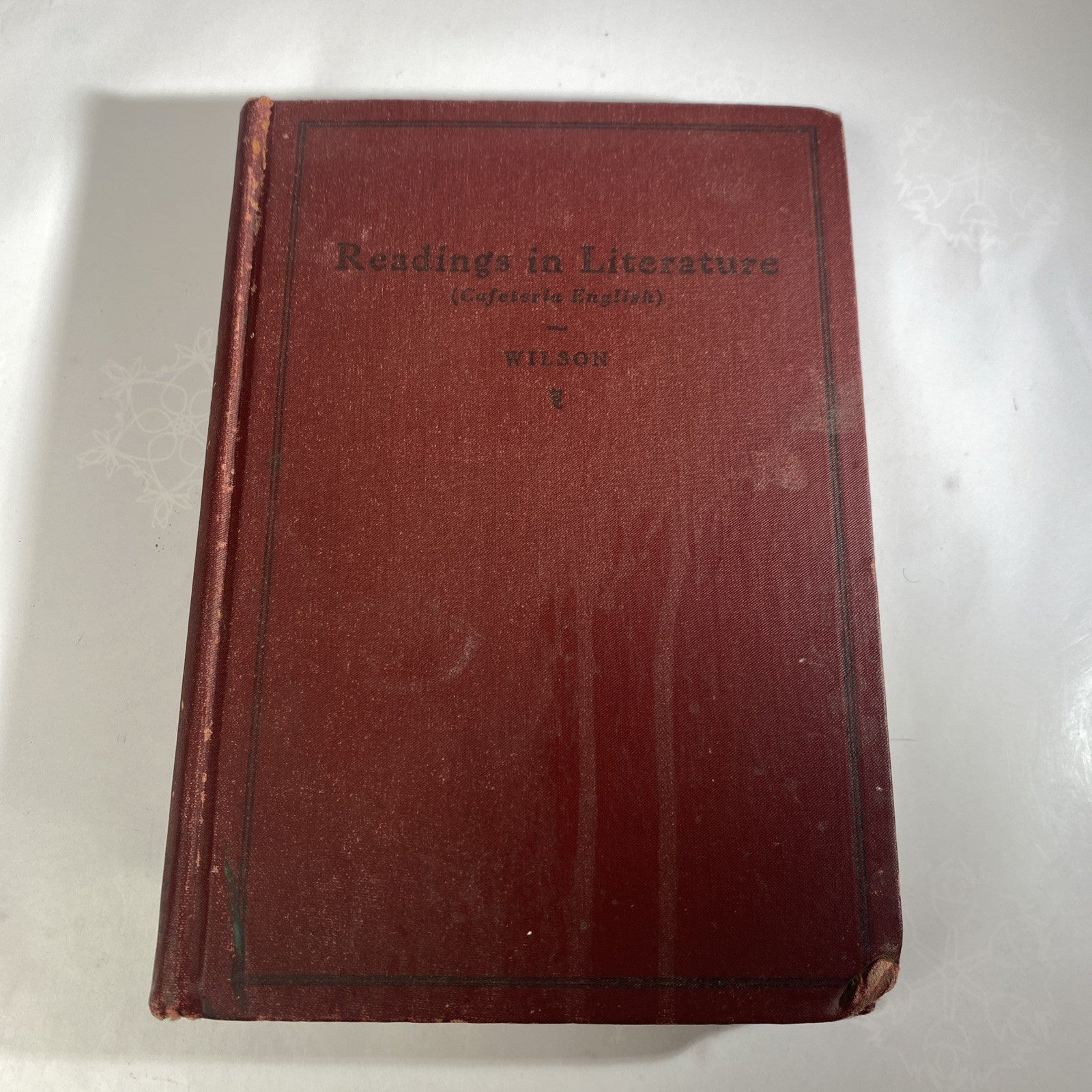 Readings In Literature Ira Wilson Missouri Printed Antique 1928 English Quotes