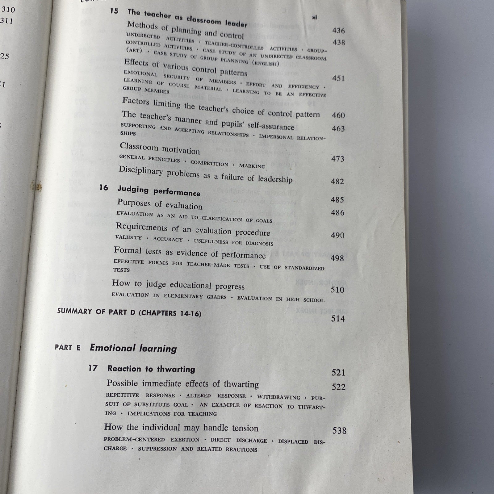 Educational Psychology- Lee J. Cronbach- 1954- Hardcover- Canvas Dec. Cover