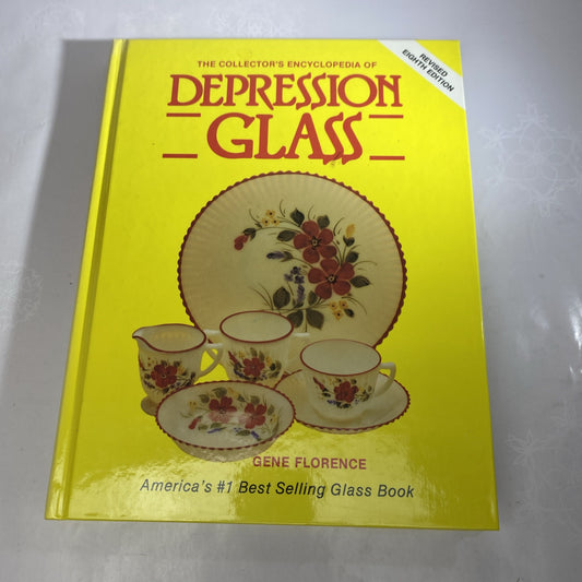 Collector's Encyclopedia of Depression Glass HC 1988 Full Color Photos Victorian