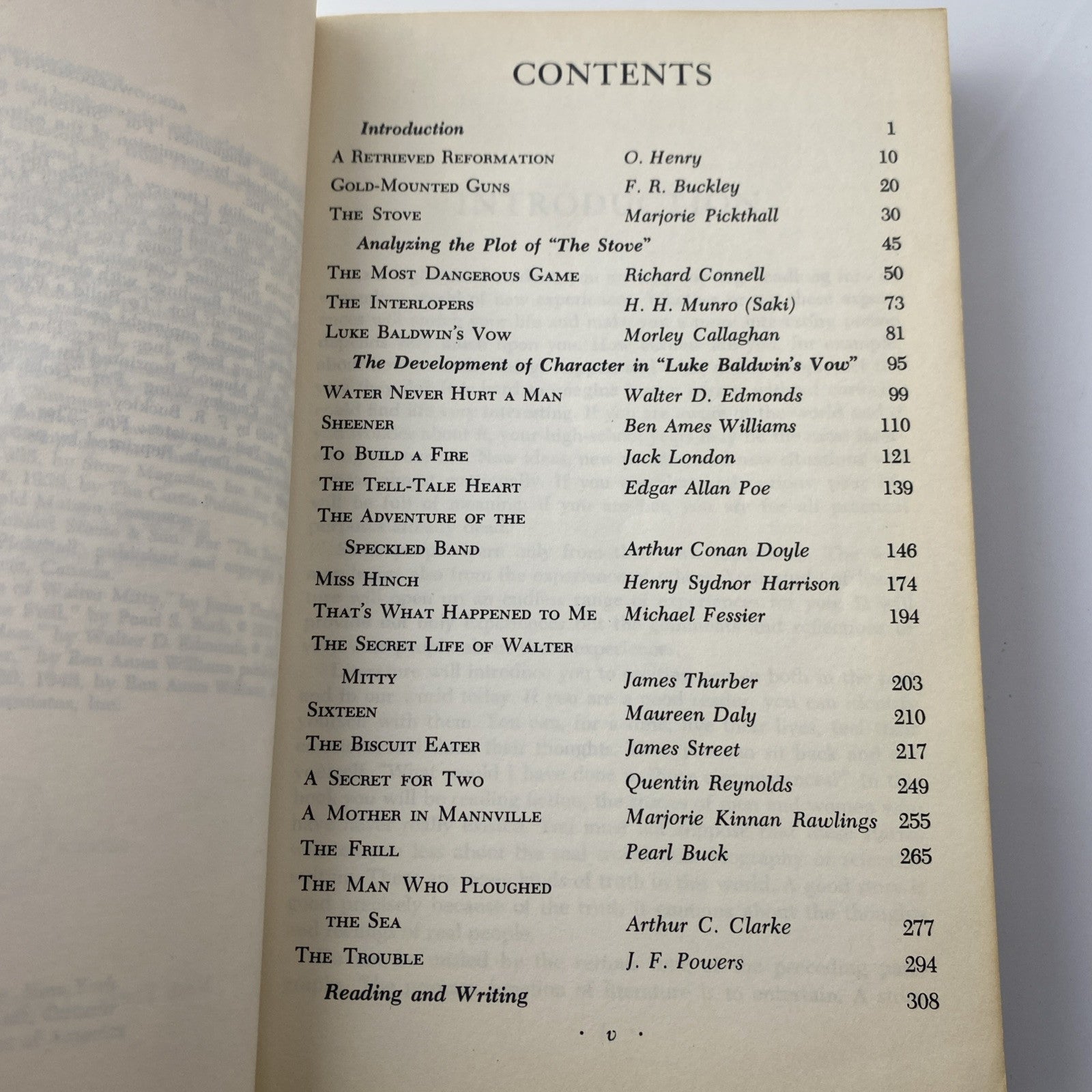 Vintage A Book Of Stories, The Pageant Of Literature 1960 By Brother H Raphael