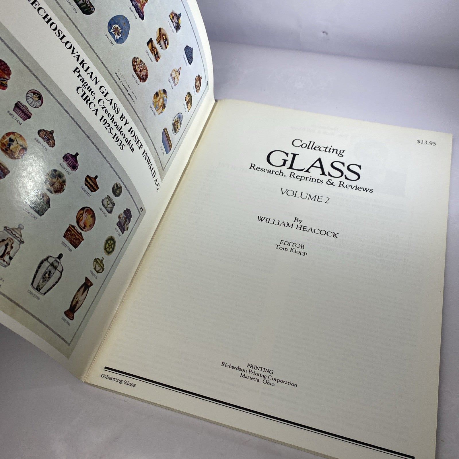 Collecting Glass V2 by Wm Heacock, Phoenix, Devilbiss Perfume, Opalescent Inwald