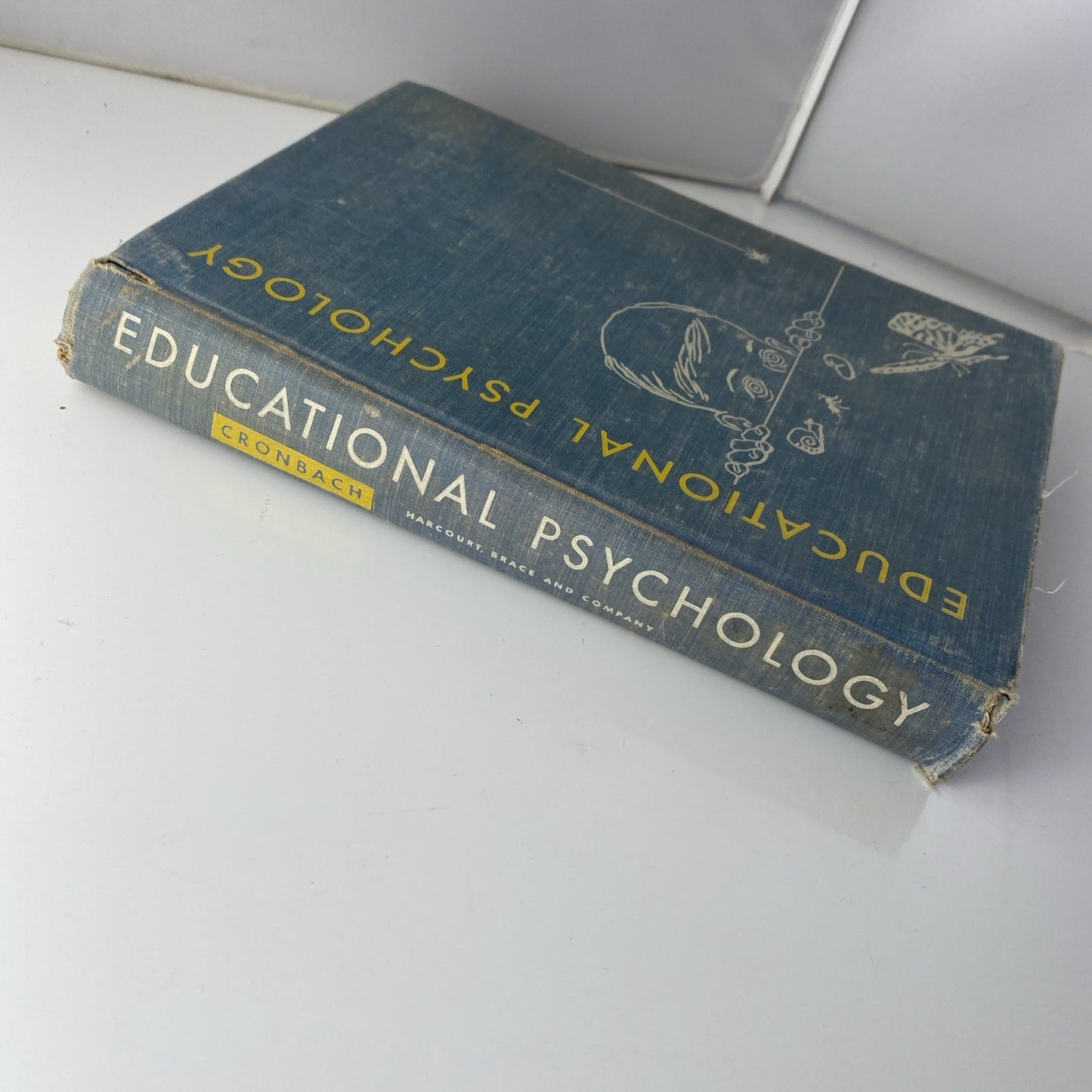 Educational Psychology- Lee J. Cronbach- 1954- Hardcover- Canvas Dec. Cover