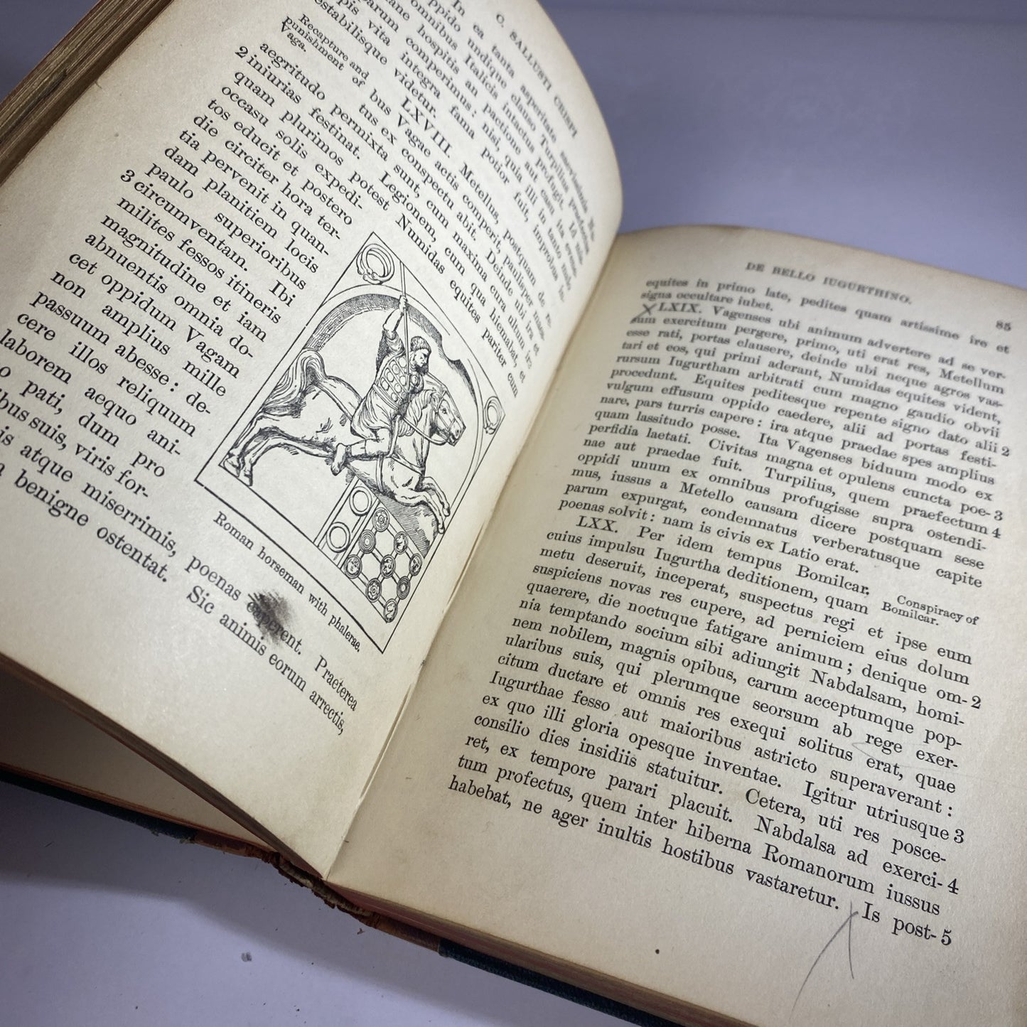 Ceasar's Commentaries on The Gallic War by Albert Harkness 1886 Antique College