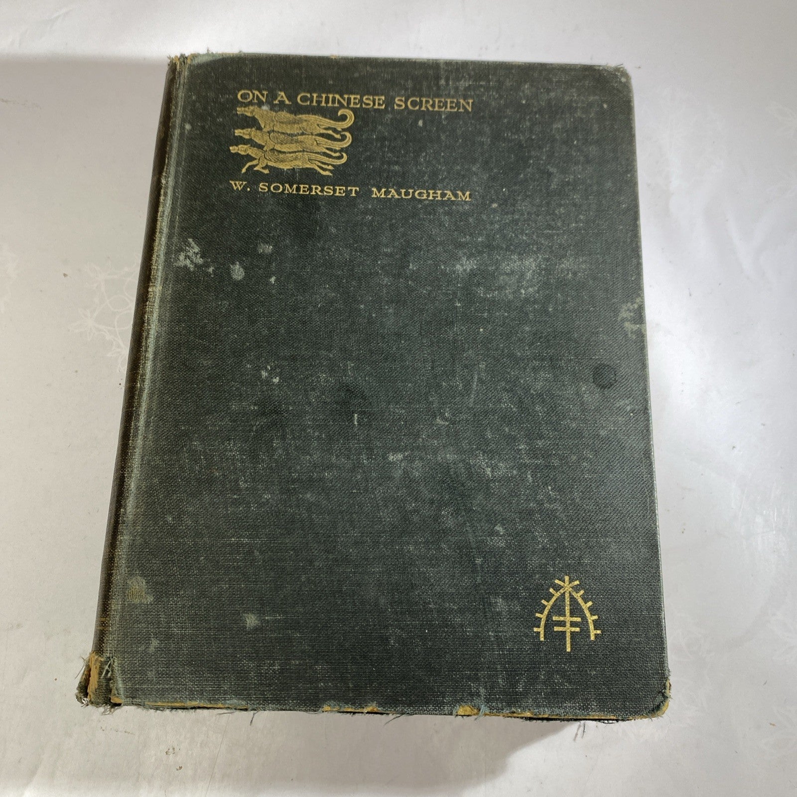 On a Chinese Screen, W. Somerset Maugham Edition HC 1922 Rare Printing Antique