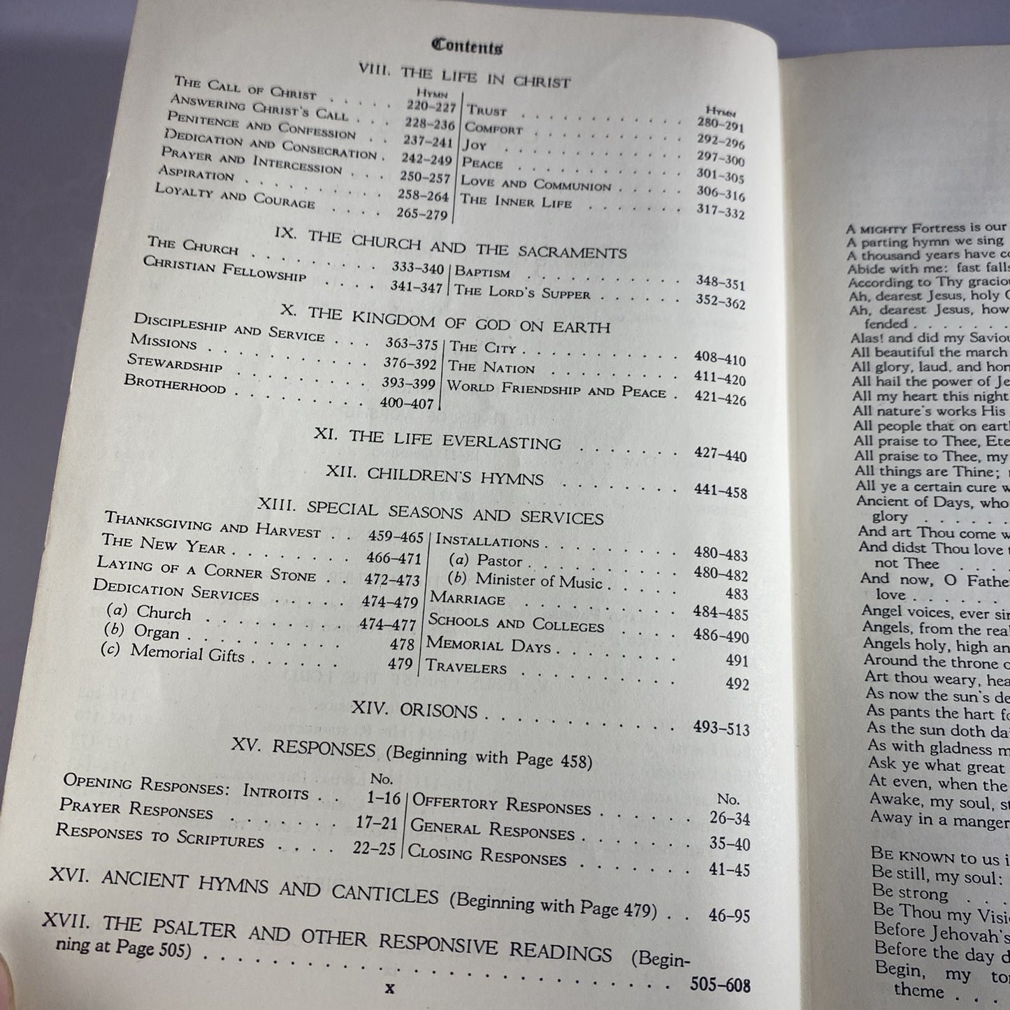 The Hymnal 1958 General Assembly of the Presbyterian Church in the United States