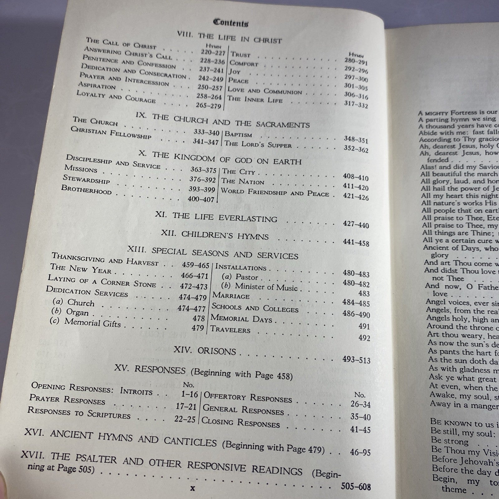 The Hymnal 1958 General Assembly of the Presbyterian Church in the United States
