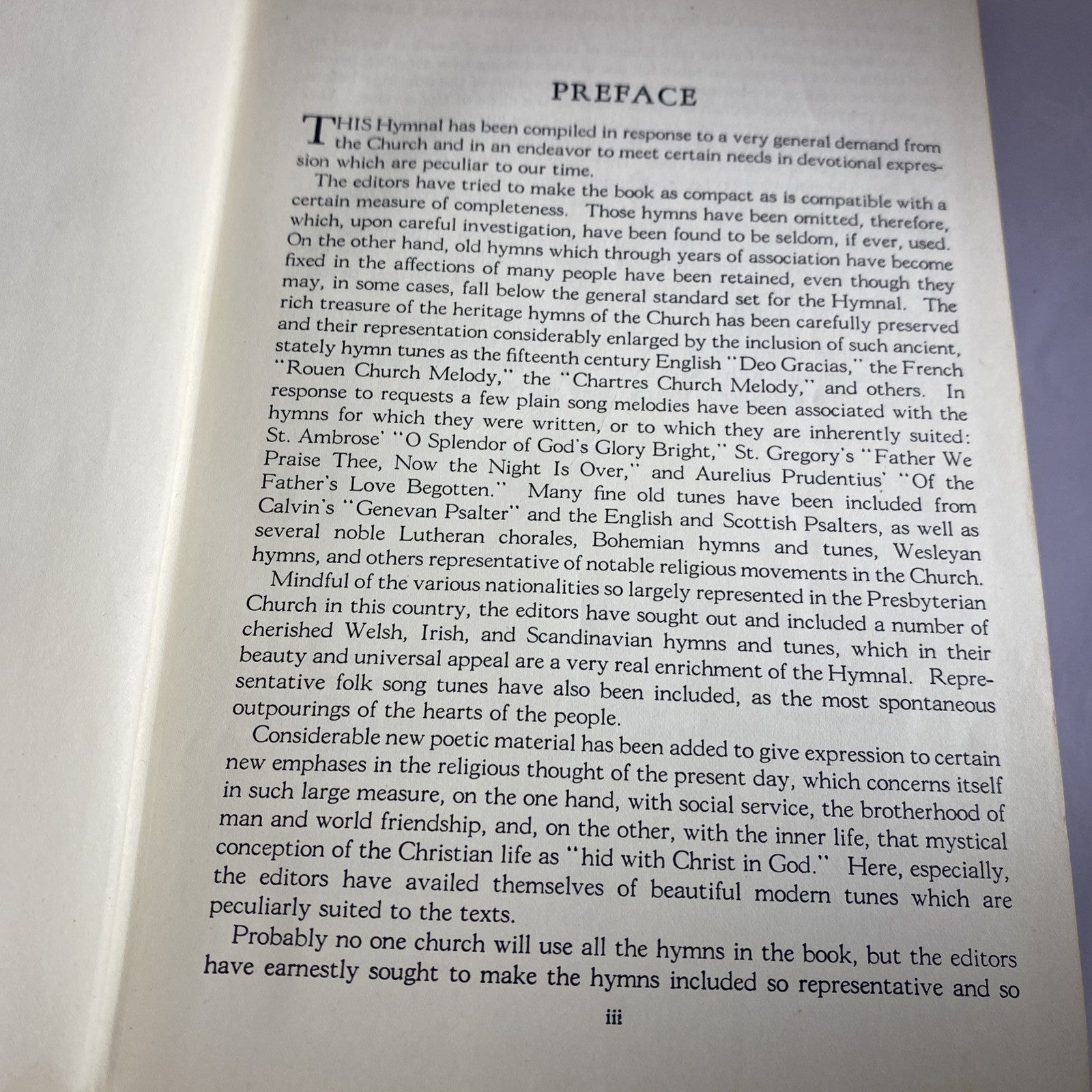 The Hymnal 1958 General Assembly of the Presbyterian Church in the United States