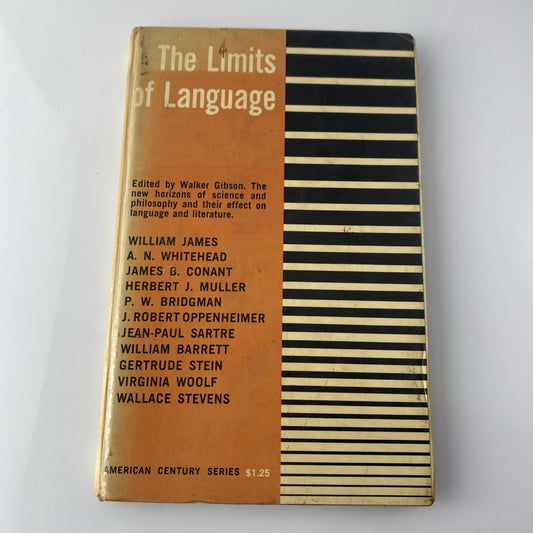The Limits Of Language Science Philosophy Vintage 1960s Ex Library Book