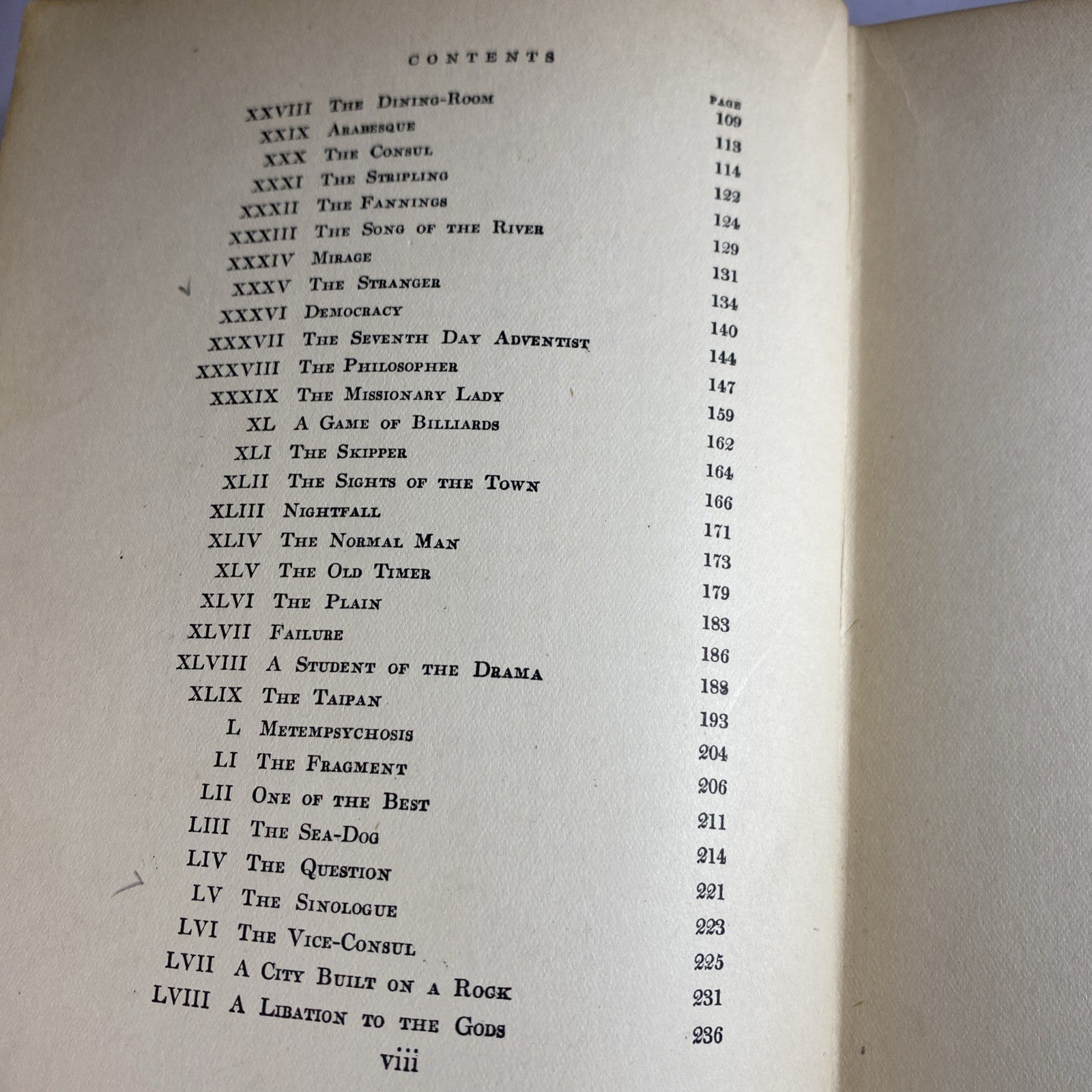 On a Chinese Screen, W. Somerset Maugham Edition HC 1922 Rare Printing Antique