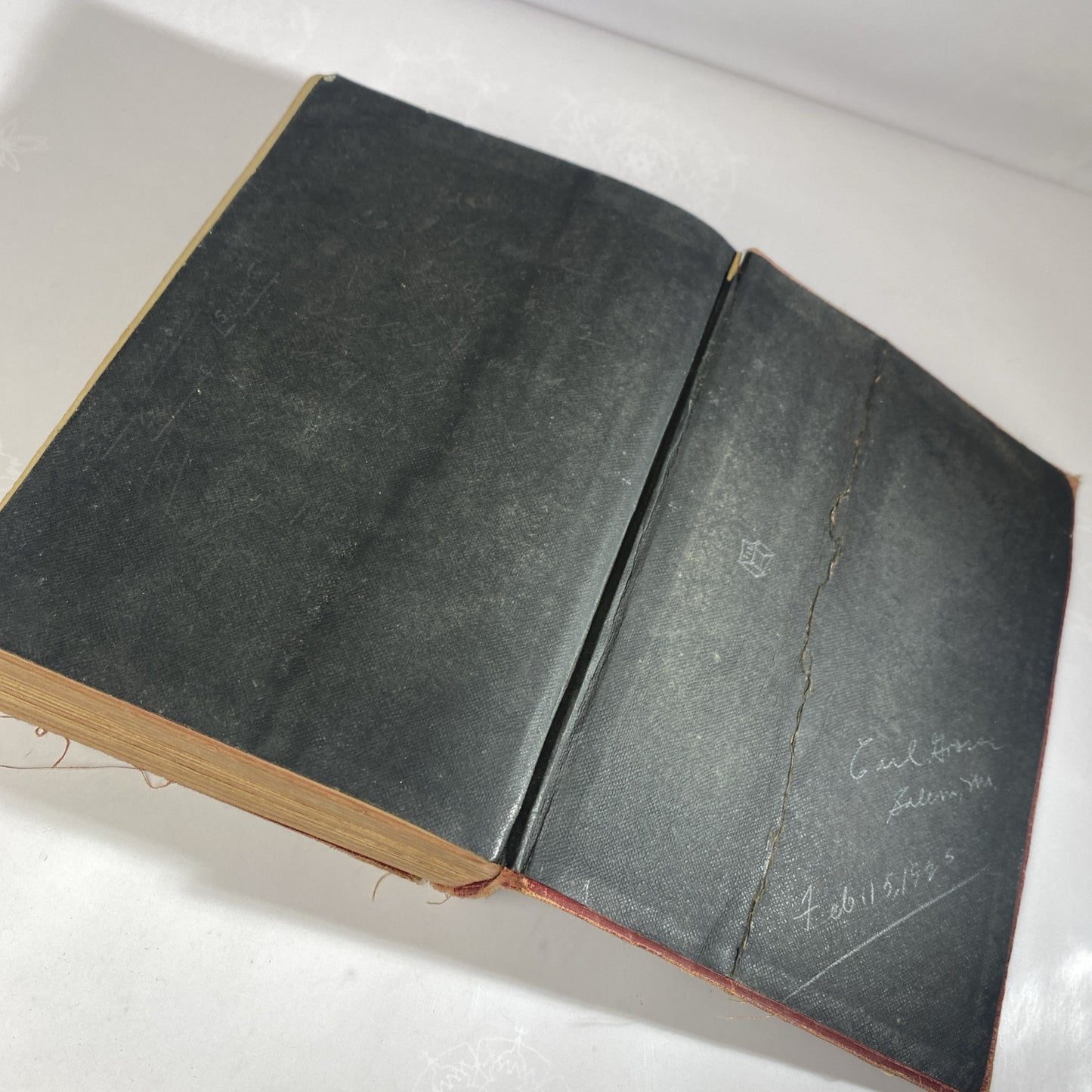 The Winston Simplified Dictionary 1919 Antique Rare Red Book English Soft Bindin