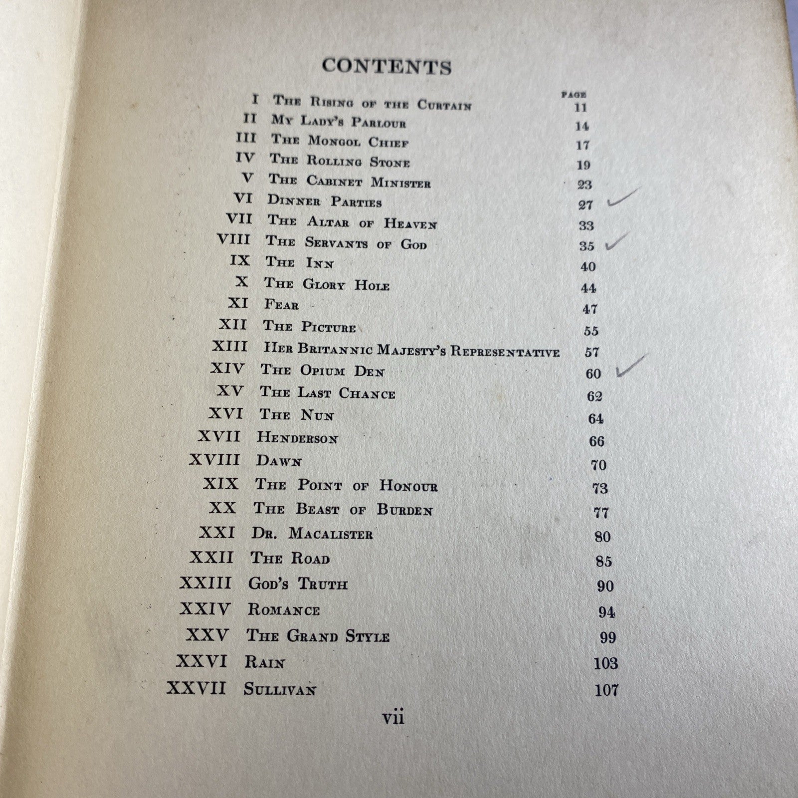 On a Chinese Screen, W. Somerset Maugham Edition HC 1922 Rare Printing Antique