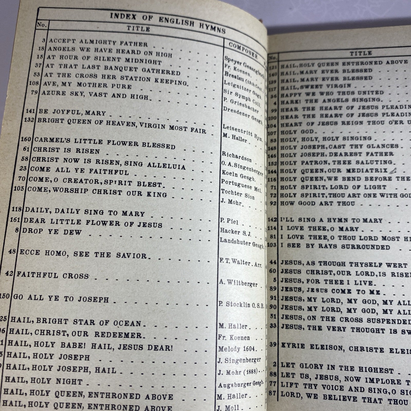 The Saint Rose Hymnal Franciscan Sisters of Perpetual Spine Needs Glued 1939