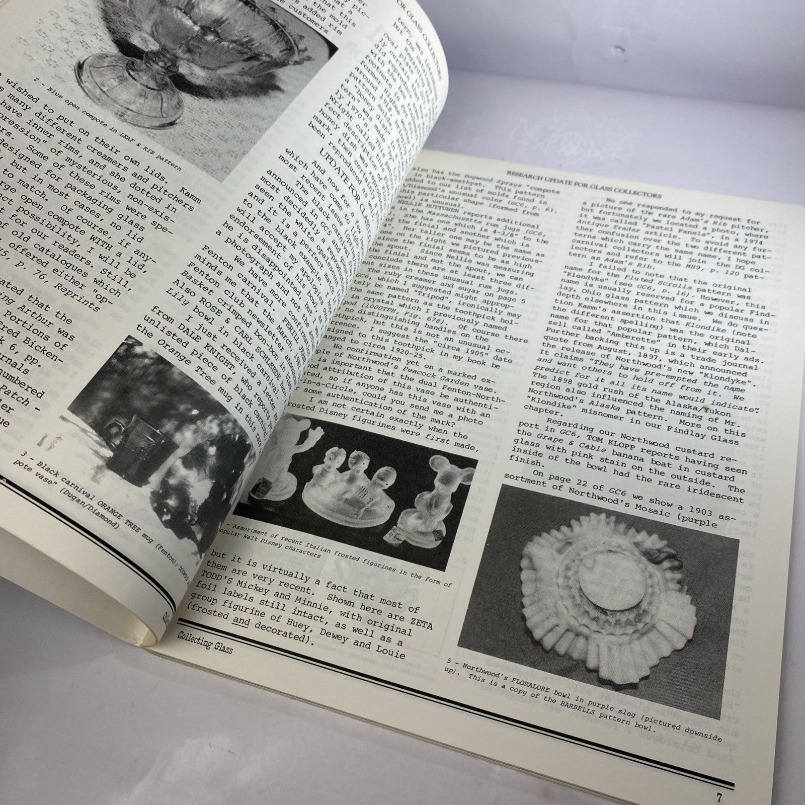 Collecting Glass Slag Glass From Around The World 1984 Volume #1 SC VGC