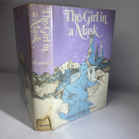 The Girl in a Mask by Helen K. MAXWELL Rare Vintage Novel Little Brown Ex Libris