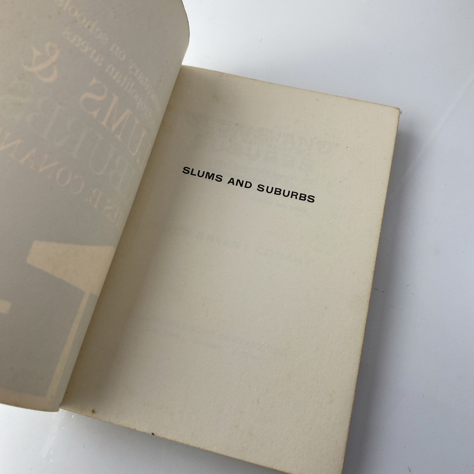 Slums & Suburbs, James B Conant 1961 McGraw Hill Rare Sociology Vintage Paperbac