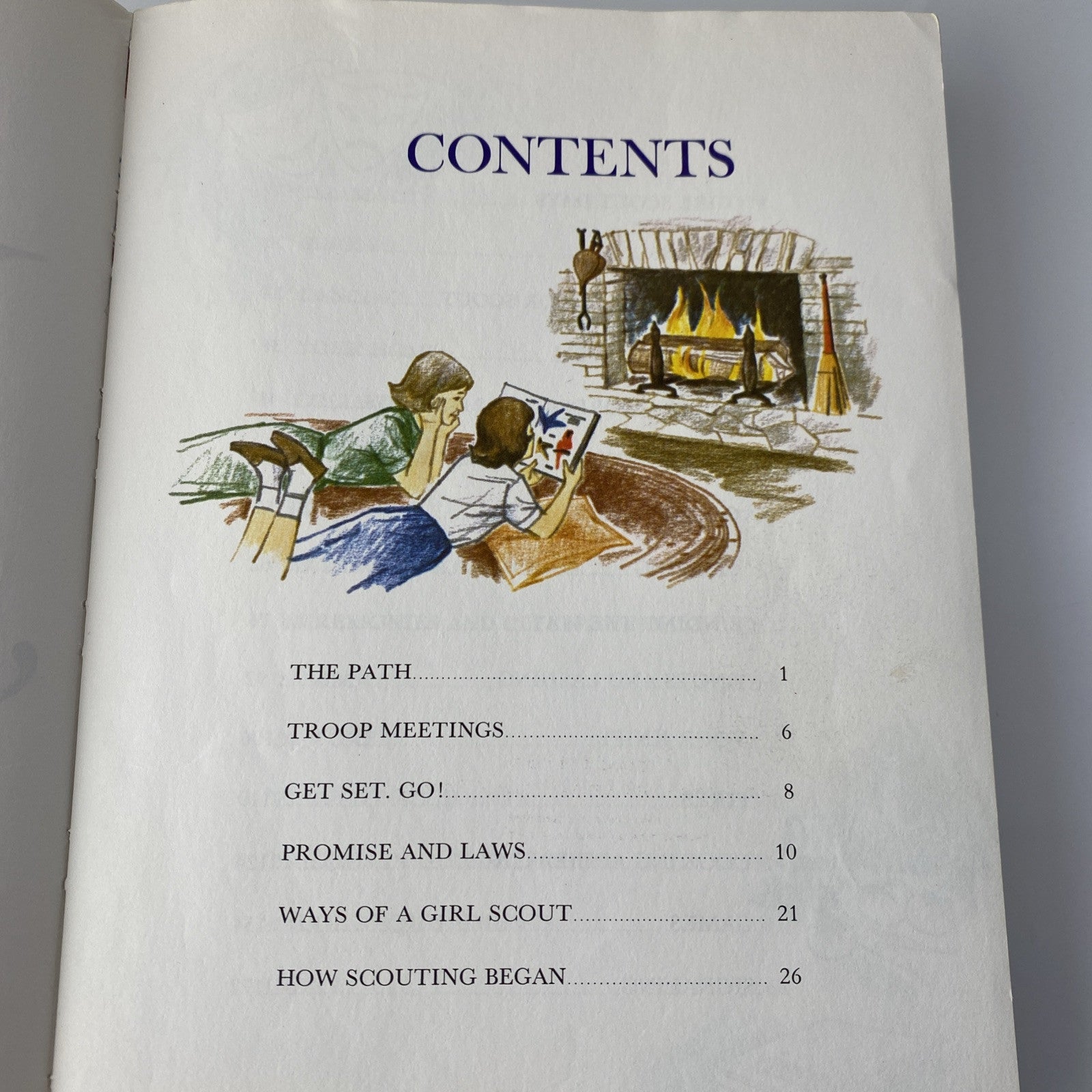 Junior Girl Scout Handbook, FIRST EDITION, 1963 Softcover Vintage 60s Guidebook