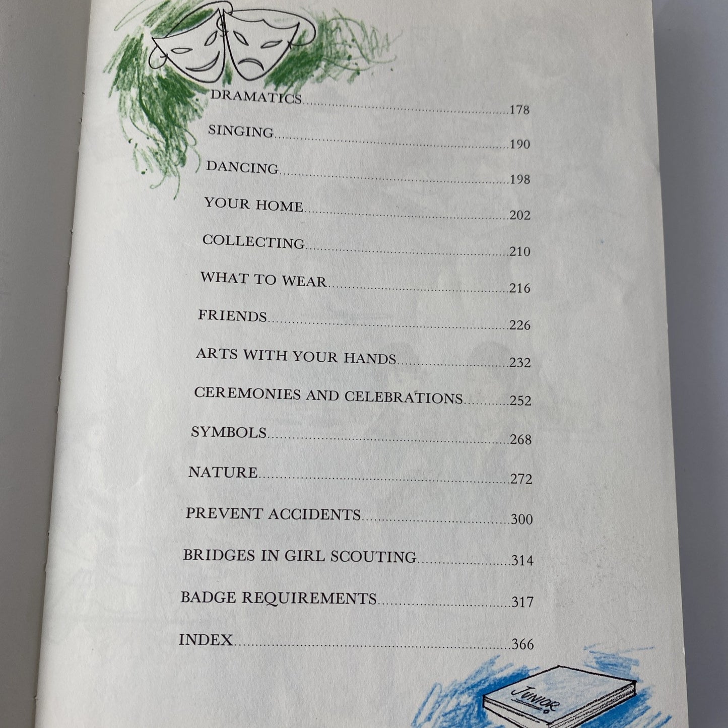 Junior Girl Scout Handbook, FIRST EDITION, 1963 Softcover Vintage 60s Guidebook