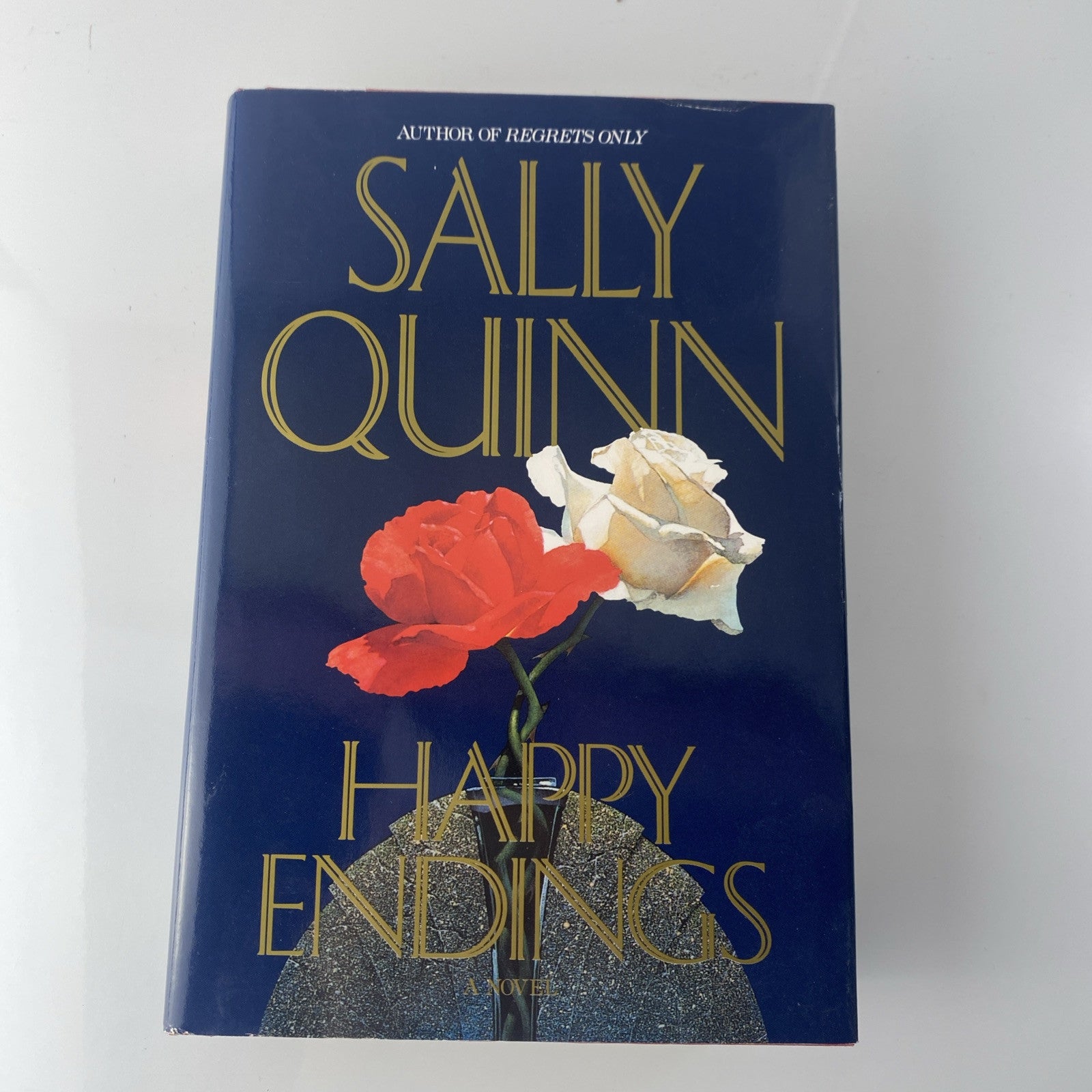 Sally Quinn Happy Endings Simon & Schuster 1991 Novel Book Club Ed