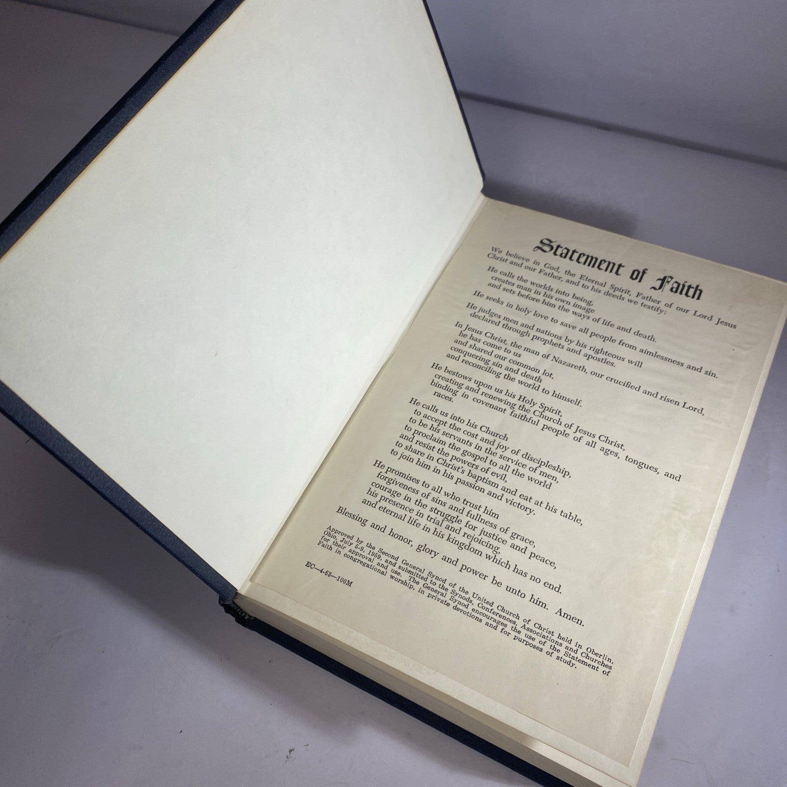 The Hymnal 1964 Eden Publishing House St. Louis Nice Binding Blue VG No Marks