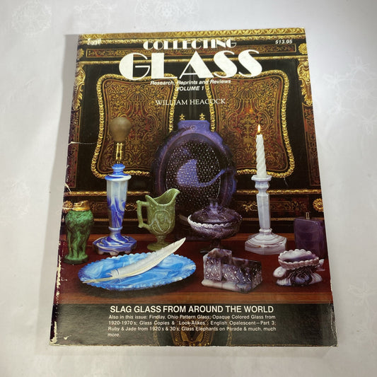 Collecting Glass Slag Glass From Around The World 1984 Volume #1 SC VGC