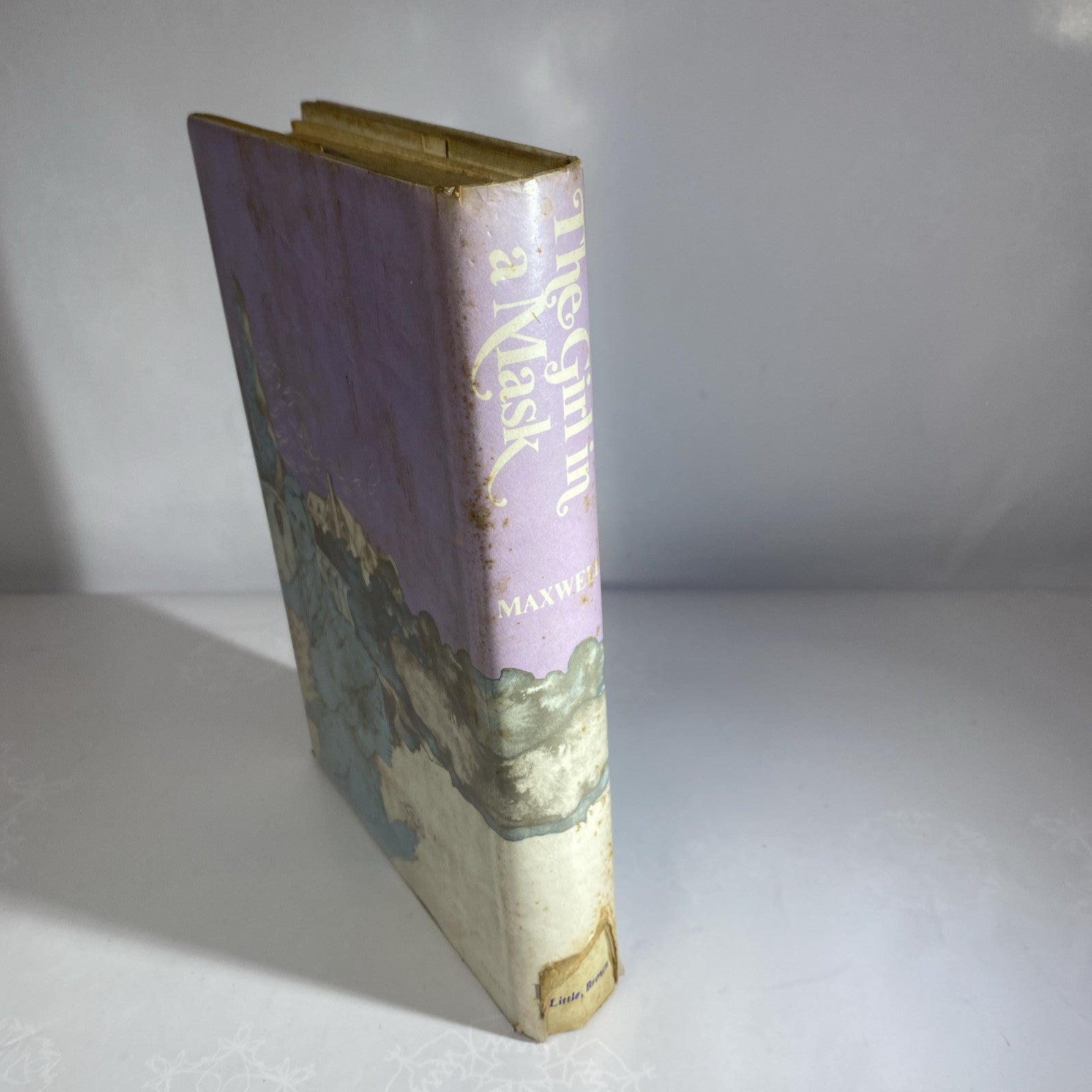 The Girl in a Mask by Helen K. MAXWELL Rare Vintage Novel Little Brown Ex Libris