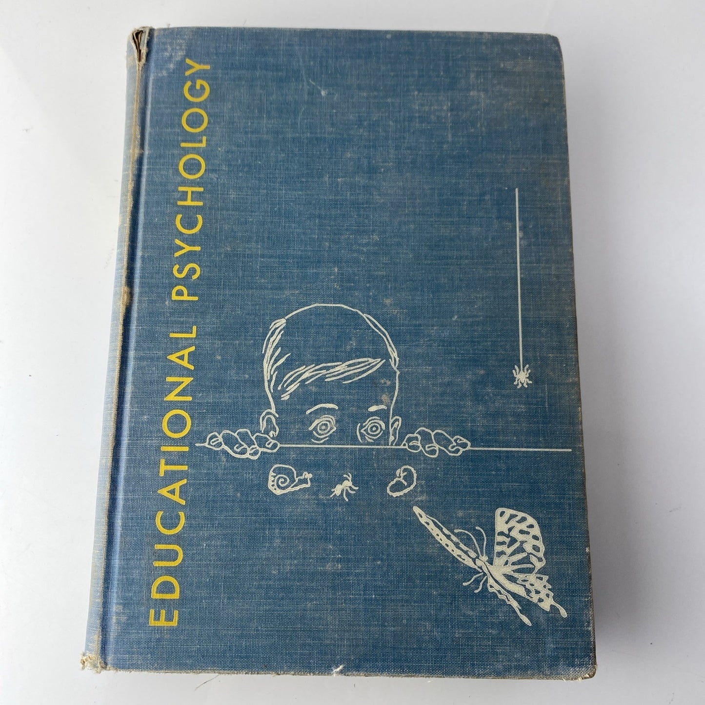 Educational Psychology- Lee J. Cronbach- 1954- Hardcover- Canvas Dec. Cover