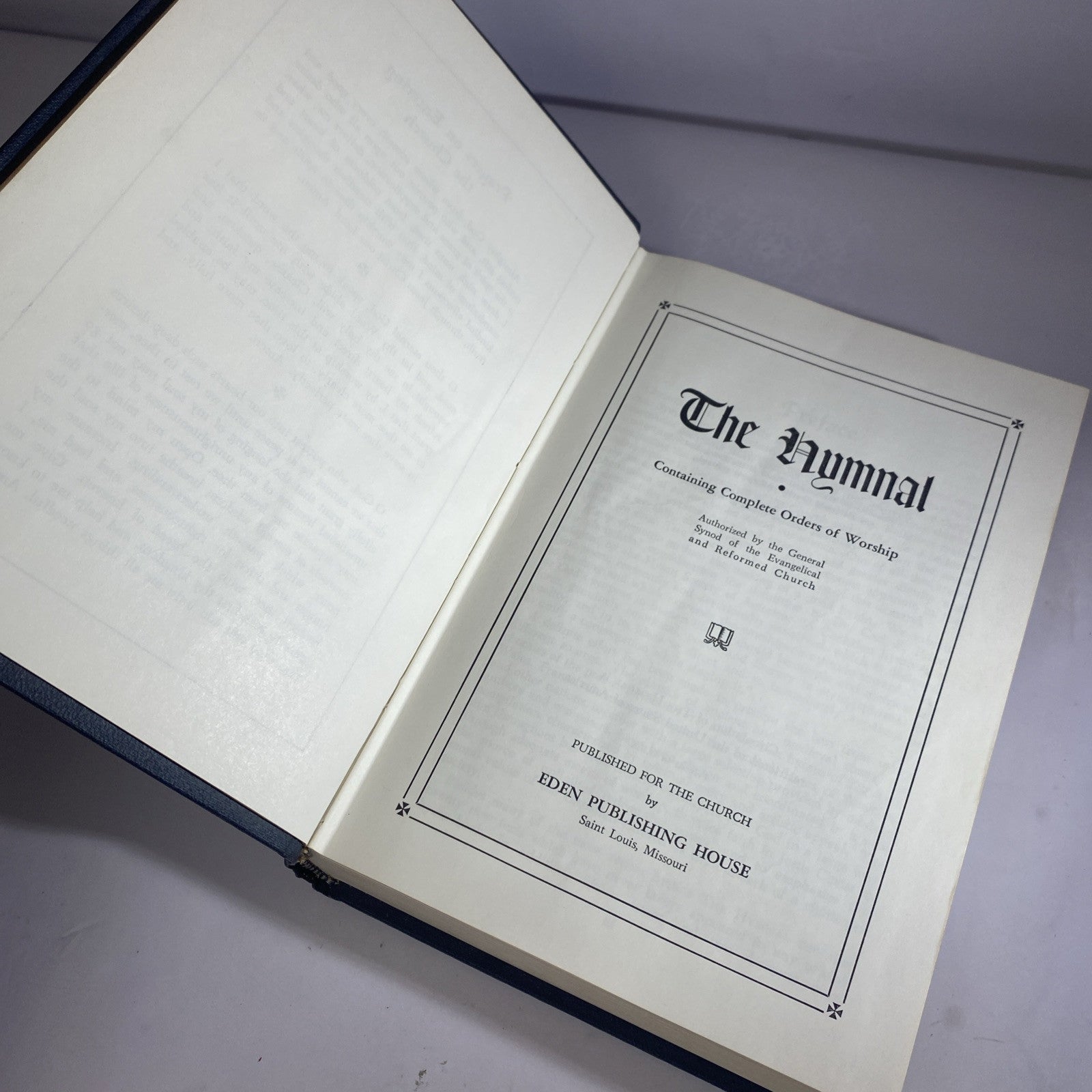 The Hymnal 1964 Eden Publishing House St. Louis Nice Binding Blue VG No Marks