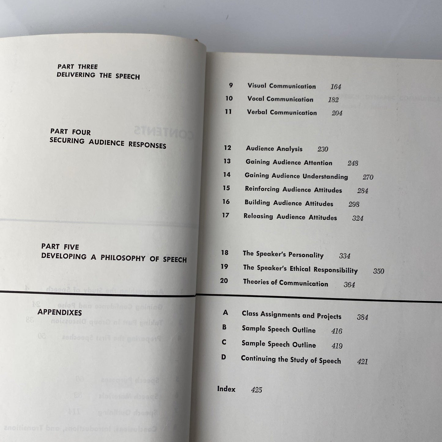 Speech:Dynamic Communication (1954, Hardback) Vintage 50s 60s College Textbook