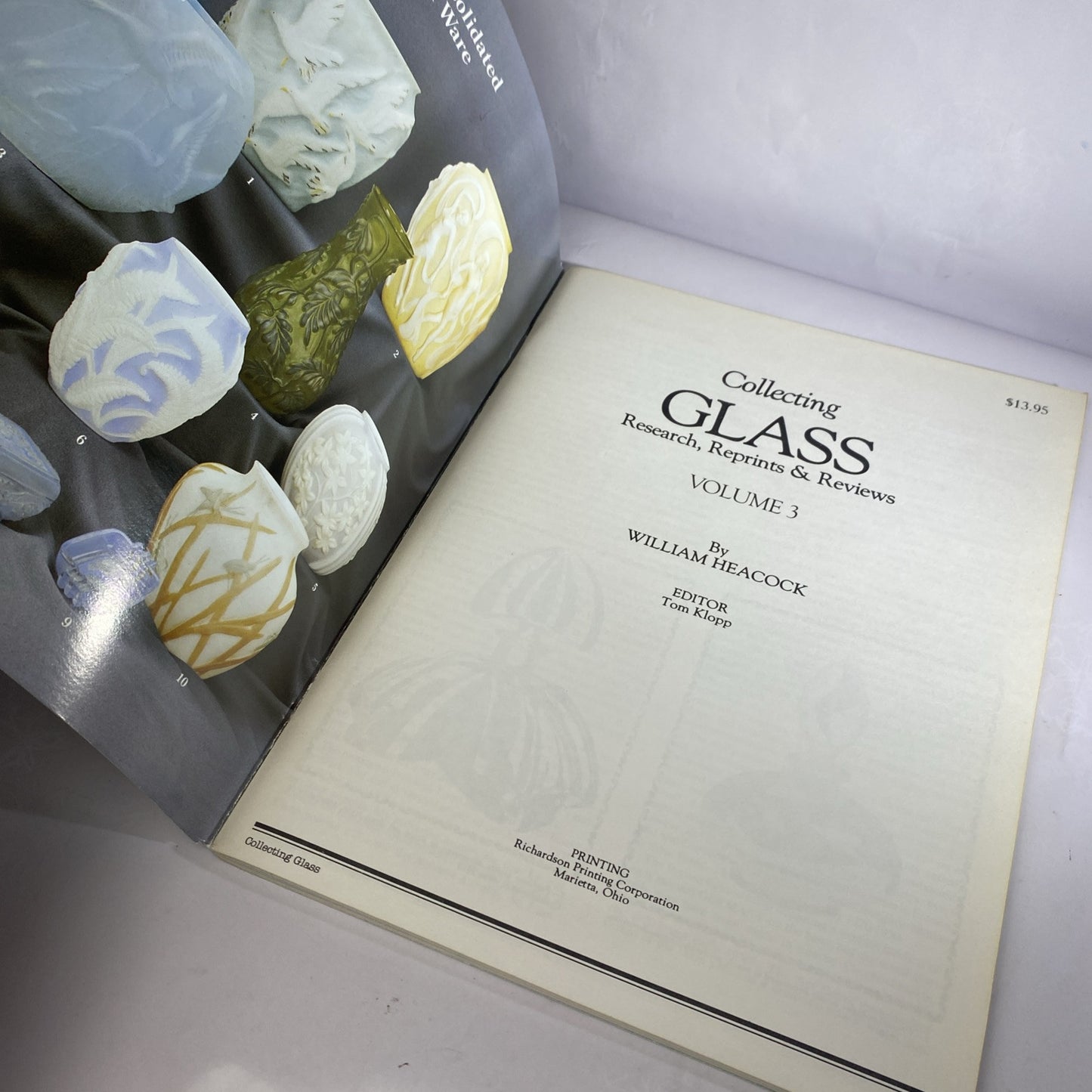 COLLECTING GLASS by William  Heacock Volume 3 Vintage Victorian Art Glass Magazi