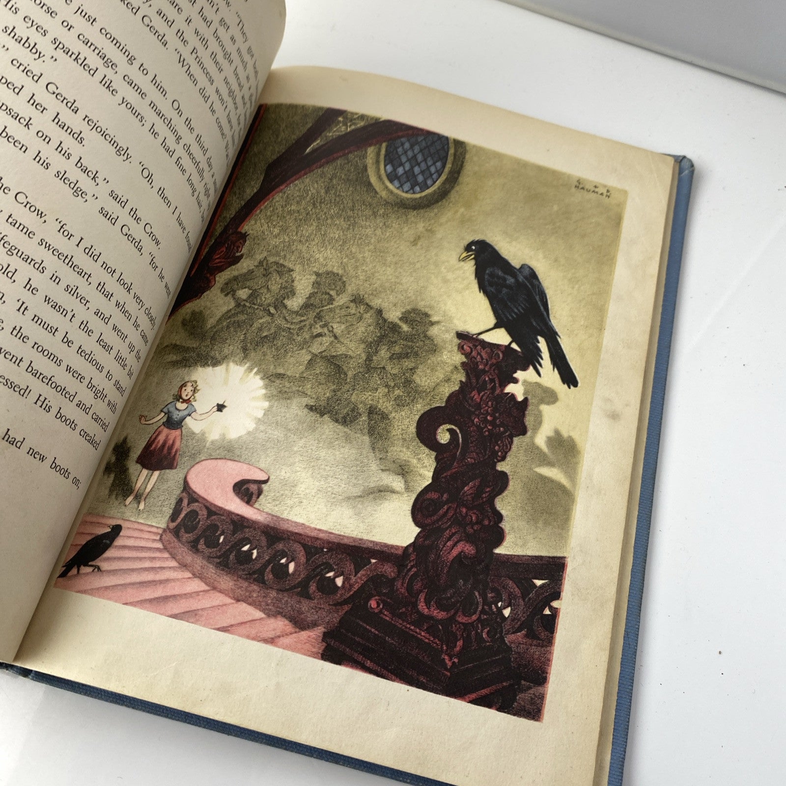 Snow Queen/ Andersen/ Corwin/ 1942 First Print hardback/ jacket Ex Library